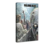 TV Drama Poster The Walking Posters Dead Horror TV Room Decoration Poster 2 Canvas Poster Wall Art Decor Print Picture Paintings for Living Room Bedroom Decoration 24x36inch(60x90cm)