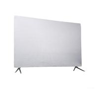 TV Dust Cover for 43 49 55 65 Inch Screens, Stretchable Elastic Fabric Protector Shield Against Dust and Scratches, Soft Fit Case for Most Brand Monitors and Televisions, Black(43-inch gray)