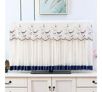 TV Dust Cover - Multi-Layer Dustproof Protection for TVs, Lace Material, All-Inclusive Living Room Décor, No Need to Remove When in Use