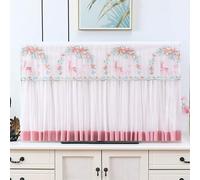 TV Dust Cover - Multi-Layer Dustproof Protection for TVs, Lace Material, All-Inclusive Living Room Décor, No Need to Remove When in Use