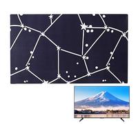 TV Dust Cover, Universal TV Protective Cover Machine Washable for 32/43/45/65 inch LCD Home Hanging Universal Fabric Cover