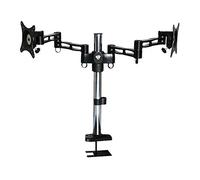 Tv Floor Stand Dual-Screen LCD Monitor Bracket Hanger Computer Dual-Screen Lifting Fight Rotation Height Adjustable Shelf Base