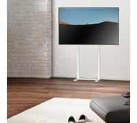 TV Floor Stand Height Adjustable Stable For 32-65 inch TV White