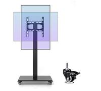 TV Floor Stand - Mobile TV Cart On Wheels, For 32-65 Inch LED Flat Screen Portable Floor TV Stand Holds, Load Capacity 100 Kg, Horizontal And Vertical Screen Fixed