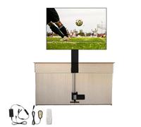 Tv Floor Stand - Motorised Stand, Teles Auto Lifting Tv Stand with, Fits Most 28-32 Inch Tv,Max Bearing 60Kg, Hole Spacing Within 400 * 400Mm, Can Be Hidden in The Cabinet
