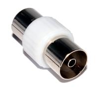 TV Freeview RF Aerial Cable Joiner Female to Female Coupler Nickel
