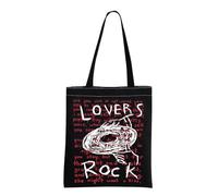 TV Girl Band Merch TV Girls Lovers Rock Inspired Tote Bag TV Girl Gift Music Merchandise For Canvas Bag (Lovers Rock Black-PY1)