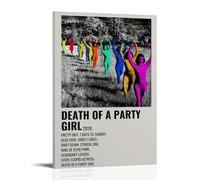 TV Girl Death of A Party Girl Anti Splash Art Posters Living Room And Bedroom Hanging Paintings Suitable for Multiple Scenarios No Need for Punching Easy to Install Suitable for Gifts And Personal Use