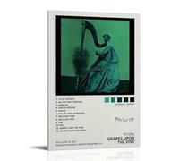 TV Girl Grapes Upon The VineWaterproof And Stain Resistant Decorative Paintings Living Room Bedroom, Office Hanging Paintings Free Framing High-definition Posters Creative Home DecorFrame-style20x30in