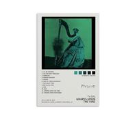 TV Girl Grapes Upon The VineWaterproof And Stain Resistant Decorative Paintings Living Room Bedroom, Office Hanging Paintings Free Framing High-definition Posters Creative Home DecorUnframe-style12x18