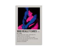 Tv Girl Poster Who Really Cares Music Posters for Room Aesthetic Canvas Wall Art Bedroom Decor12x18inch(30x45cm)