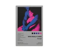 TV Girl Who Really Cares Album Poster Wall Art Canvas Aesthetic Music And Movie Decoration Living Room Bedroom 08x12inch(20x30cm) Unframe-style
