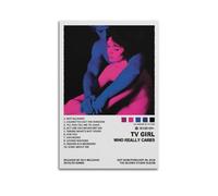 TV Girl Who Really Cares Music Album Poster Canvas Art Print Pop Music Living Room Home Decorative Art 12x18inch(30x45cm) Unframe-Style-1