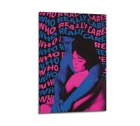 Tv Girl Who Really Cares Music Band Album Cover Wall Art Canvas Aesthetic Music And Movie Decoration Living Room Bedroom 24x36inch(60x90cm) Frame-style