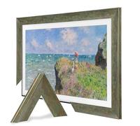 TV Guard Frame TV Bezel, Compatible With Samsung The Frame TV, 32 Inch, Aged Green, Suitable for Wall Mounted Televisions