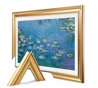 TV Guard Frame TV Bezel, Compatible With Samsung The Frame TV, 50 Inch, Gilded Gold, Suitable for Wall Mounted Televisions