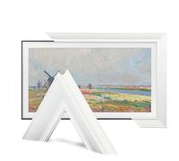 TV Guard Frame TV Bezel, Compatible With Samsung The Frame TV, 75 Inch, Modern White, Suitable for Wall Mounted Televisions