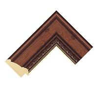 TV in Disguise Real Wood, Hand Crafted Frames (Bezel) for the Samsung Frame TV 2021 & 2022 ONLY (Traditional Light Mahogany, 50 inch)