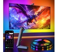 TV LED Backlight with 4-Zone Sensor, RGB Color Sync for 55-65 Inch TV, 4.5M | Smart App Control, Auto On/Off, 6 Music Modes, 24 Scenes Modes, Brightness and Saturation Control, TV Strips for Home Theater