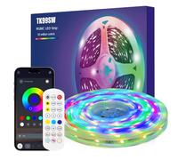 TV Led Lights 3 m, RGBIC LED TV Backlights for 45-65 inch TV, with Remote/PP Control, Rainbow Color Music Sync Bluetooth USB TV Lights, Bedroom, Party and Home Decoration