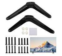 TV Legs Universal TV Stand Legs TV Base Pedestal Feet Stand Mount with Screws Non-Slip Design Quick Assembly Plasma Flat Screen Replacement for Most Table Desk TV Stand 32 40 49 50 55 Inch LCD LED