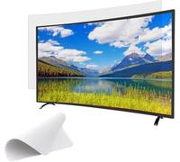 TV Matte Anti Glare Screen Protector, Anti Blue Light/Anti-UV/Ultra-Clear Screen Filter for 32-75 inch Flat and Curved, Relieve Eye Fatigue and Easy to Install/Clear / 55,Clear-40 Inches 875x483mm