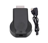 TV Mirroring Device, Wireless Screen Cast Receiver, 6.02x4.02x1.1 Inch Display Adapter with Antenna, High Definition Signal Hub, Fast Connection Link for Mobile and Laptop, Media Tool for Home Theater