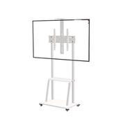 TV mobile stand, floor-standing and trolley-mounted(1700whitestyle)