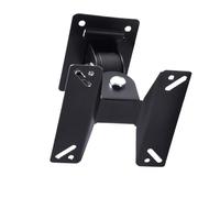 tv mount, 360 Degree Rotatable Wall Black Mount Bracket Universal Hole Pattern For Flat Panel Tvs Space Saving Rotation,For Most Flat/Curved TV