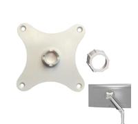 TV Mount Adapter 75 mm Hole Spacing, Adapter Plate for Monitor Mount Horizontal Vertical Portable Replacement Part 17 mm Ball Head for On the Go Home Office