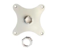 TV Mount Adapter 75mm Hole Spacing, 17mm Ball Head Bracket Parts, Horizontal & Vertical Mounting Hardware, For Digital Screens & Mobile Entertainment, Hotel Projector Meeting Room Accessory