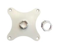 TV Mount Adapter with Spacing Between - 75 mm Holes | Parts for TV Mounting | Horizontal Vertical Head to 17 mm Portable Hardware for Digital Display Entertainment