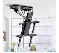 Tv Mount Adjustable Ceiling TV Mount Bracket, Hidden Drop Down TV Lift,Fits 50-90 Inch TVs Motorized TV Stand tv mounting bracket