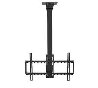 TV Mount, Ceiling Mount TV Bracket for Most 32-70 Inch Flat/Curved TVs Up to 50KG/110.2lbs, Hanging TV Mount, Max 640×400mm(1300-2300mm)