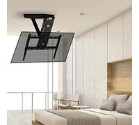 Tv Mount Electric Ceiling TV Mount,Motorized TV Mount, 0-85° Flip Down TV/Monitor Bracket for 32-65 Inch TVs tv mounting bracket