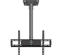 TV Mount for 26”-50”Flat, VESA 400x400mm, Ultra Slim TV Ceiling Mount Bracket, TV to Ceiling is 39" to 118", Tilt/Swivel TV Mount TV Stand（2m）