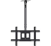 TV Mount Monitor Arm, Wall/Ceiling Bracket for 32-70 Inch LCD Displays, Adjustable Height and Angle, Heavy-Duty Design, Easy Installation, Suitable for Home/Office Use