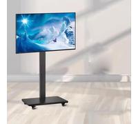 Tv Mount - Portable TV Floor Stand, Horizontal and Vertical Screen Fixed Mobile TV Cart, for 32-65 Inch Flat Screen, Up to 100kg Portable Floor TV Stand Holds
