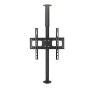 TV Mount Stand, Height Adjustable Table Top Bracket for 32 to 55 Inch LCD TVs, Cold Rolled Steel Construction, Customizable Heights, Reliable Support
