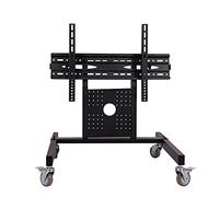 TV Mount,Sturdy Wall-Mounted Monitor Stand 32-65 inch TV Floor Black Rack, Wrought Iron Vertical Pulley Display Bracket good