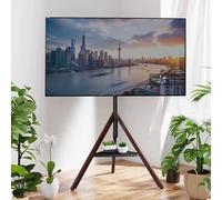 Tv Mount - TV Tripod For 32-75 Inch Flat/curved Screens, Floor-standing TV Stand With Shelf, Height-adjustable, Swivel, 50 Kg Load-bearing TV Stand, Multiple Scenes Available