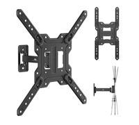 TV Mount, Wall-Mounted TV Bracket 23-65" VESA 400×400 30 kg Black Maclean