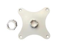 TV Mounting Adapter 75mm Hole Spacing - Bracket Parts with 17mm Ball Head | Horizontal Vertical Adjustment, Portable Hardware for Digital Screens, Mobile Entertainment, Hotel Projectors, Meeting