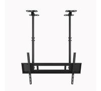 tv mounting bracket Adjustable Ceiling TV Mount Bracket, Double Pole Hanging TV Bracket Fits 60-100 Inch LED Flat Panel Display tv stand mount,3m