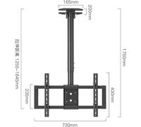 Tv Mounting Bracket Full Motion 360 Deg Rotation Tilt Swivel Tv Mount, Adjustable Ceiling Tv Mount Bracket, Tilt And Rotatable Tv Stand Tv Stand Mount