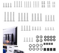 TV Mounting Hardware - 84 Pieces TV Mounting Screw Kit | M4 M5 M6 M8 Metal Replacement Bolt Set - 650G - Universal Mount Accessories for Wall Brackets