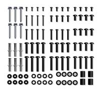 TV Mounting Screws Kit 100pcs - Universal VESA Screws, Spacers & Washers for Samsung/Sony/LG TVs up to 80" - Fits All Brackets & Stands | UK Stock by XINLEI