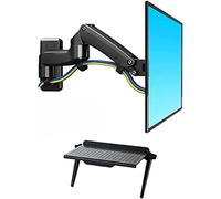 tv mounts Stands Tv Mount, Holds Up to 16kg, Full Motion TV Wall Mount, TV Wall Bracket with Aeroelastic Hovering and Lifting Function, for Most 40-50 Inch Flat&Curved TVs (Black)