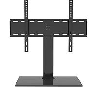 tv mounts Stands Wall Mount, Flat and Curved Fixed TVs Brackets, Glass Base Universal Tabletop TV Stand for Most 32 to 65 Inch LED OLED, Max 600x400mm,Black 2-3265 inche