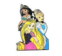 TV Movies Cartoon Cute Princess Pins, Environmental Zinc Alloy Metal Breastpin, Zinc, no gemstone